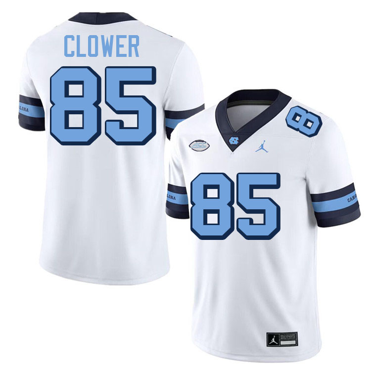 #85 Shanard Clower North Carolina Tar Heels Jerseys,Apparels,Uniforms Stitched-Throwback White #85 Shanard Clower North Carolina Tar Heels Jerseys,Apparels,Uniforms Stitched-Throwback White